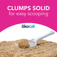 Thumbnail for Okocat® Super Soft Clumping Wood Cat Litter - Low Dust, Natural