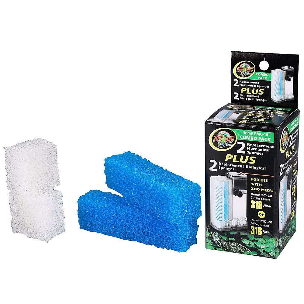 Zoo Med 316 & 318 Filter Combo Pack Replacement Sponges