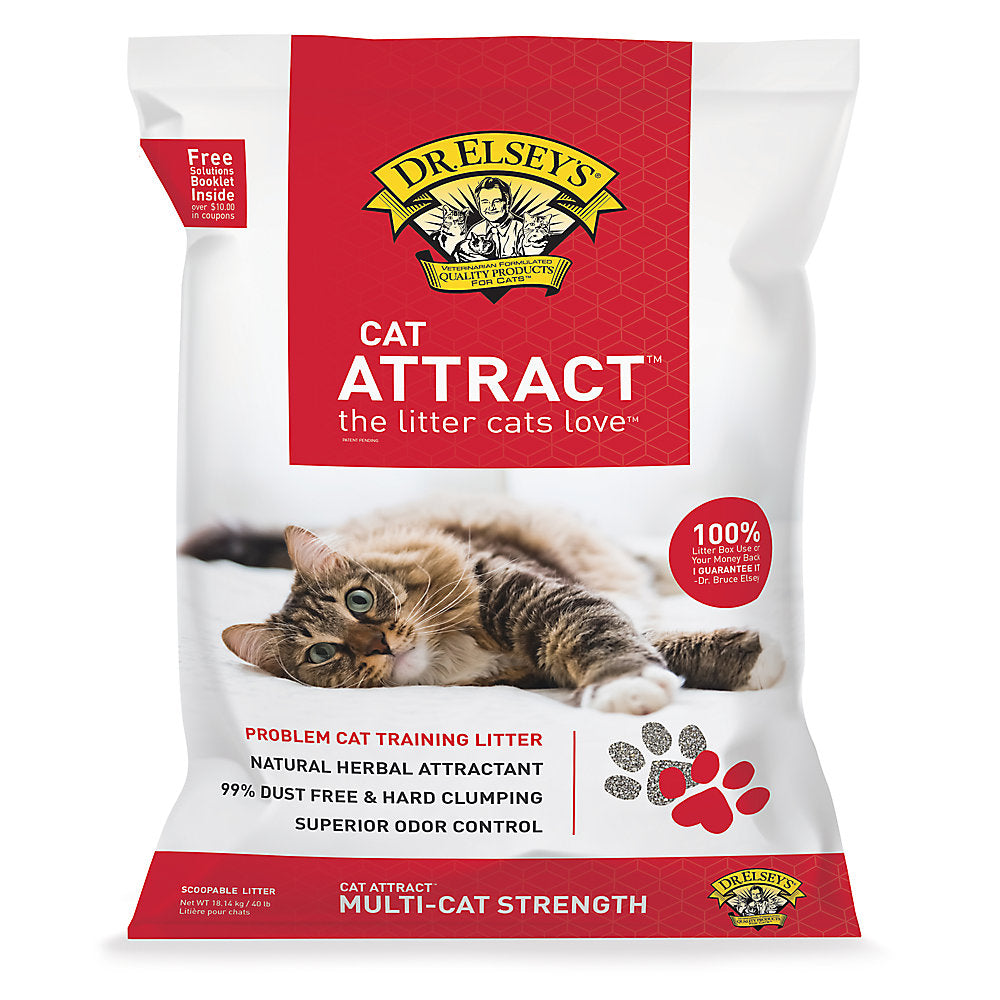 Dr. Elsey's Precious Cat Cat Attract Clumping Multi-Cat Clay Cat Litter - Low Dust