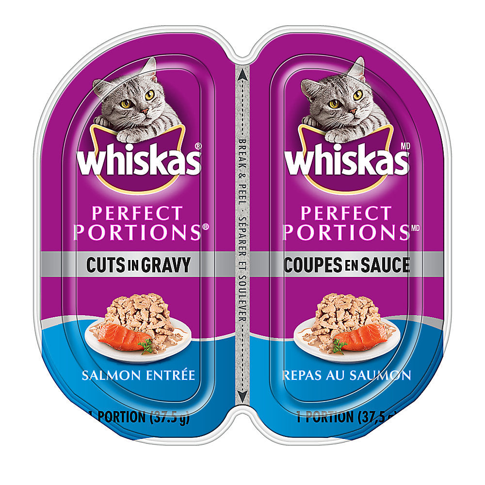 WHISKAS® Perfect Portions® Cuts In Gravy Cat Food - Salmon