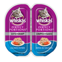 Thumbnail for WHISKAS® Perfect Portions® Cuts In Gravy Cat Food - Salmon