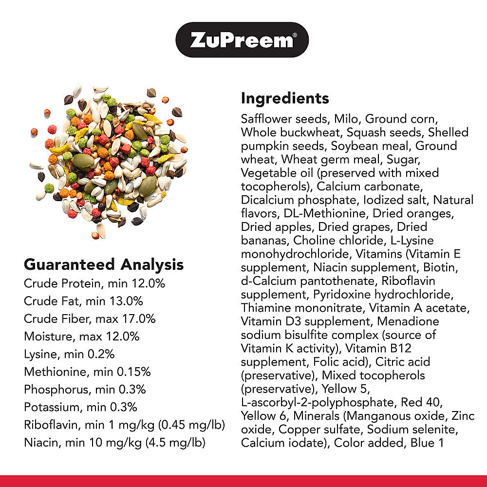 Zupreem® Sensible Seed Medium Bird Food