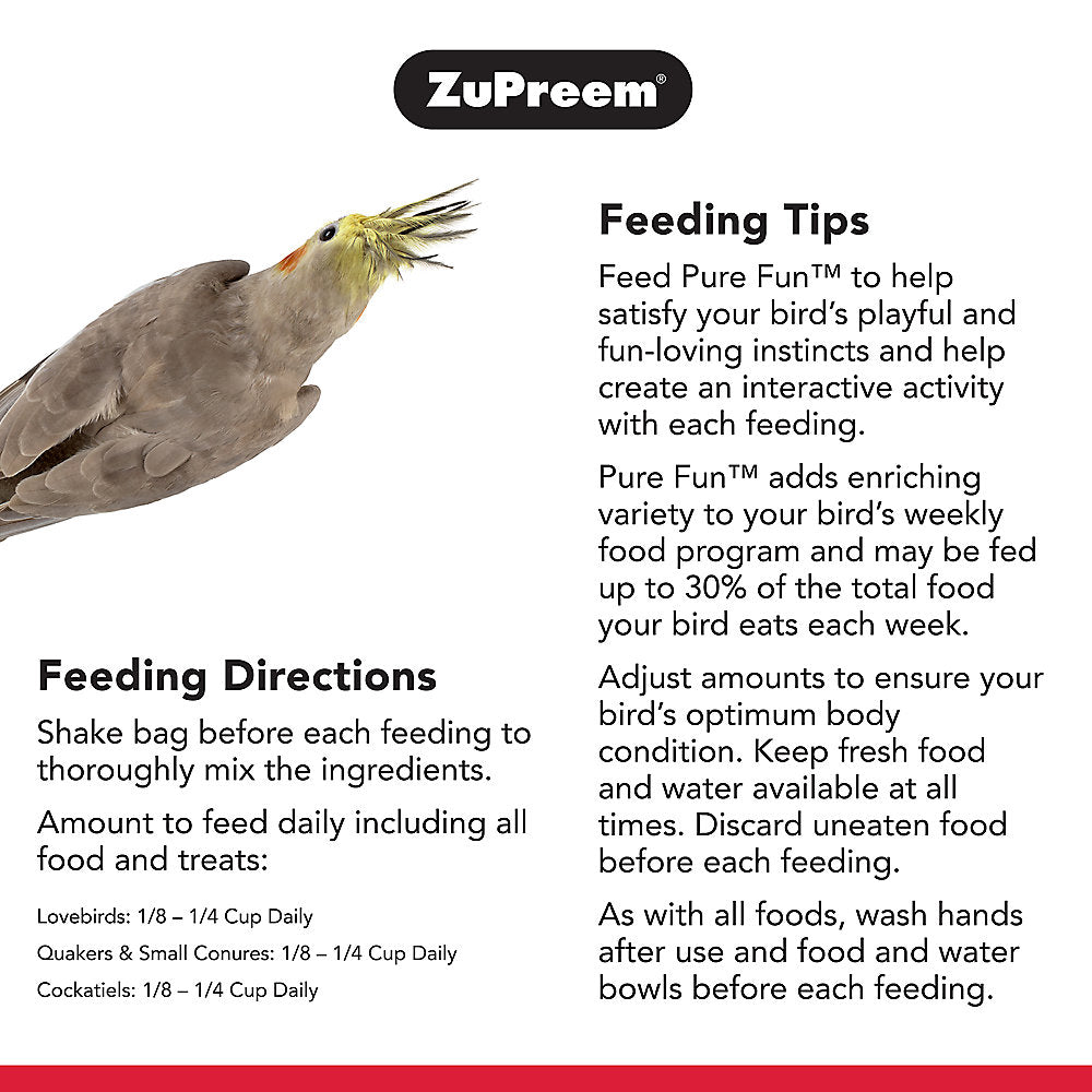 ZuPreem® Pure Fun Enriching Variety Mix Medium Bird Food
