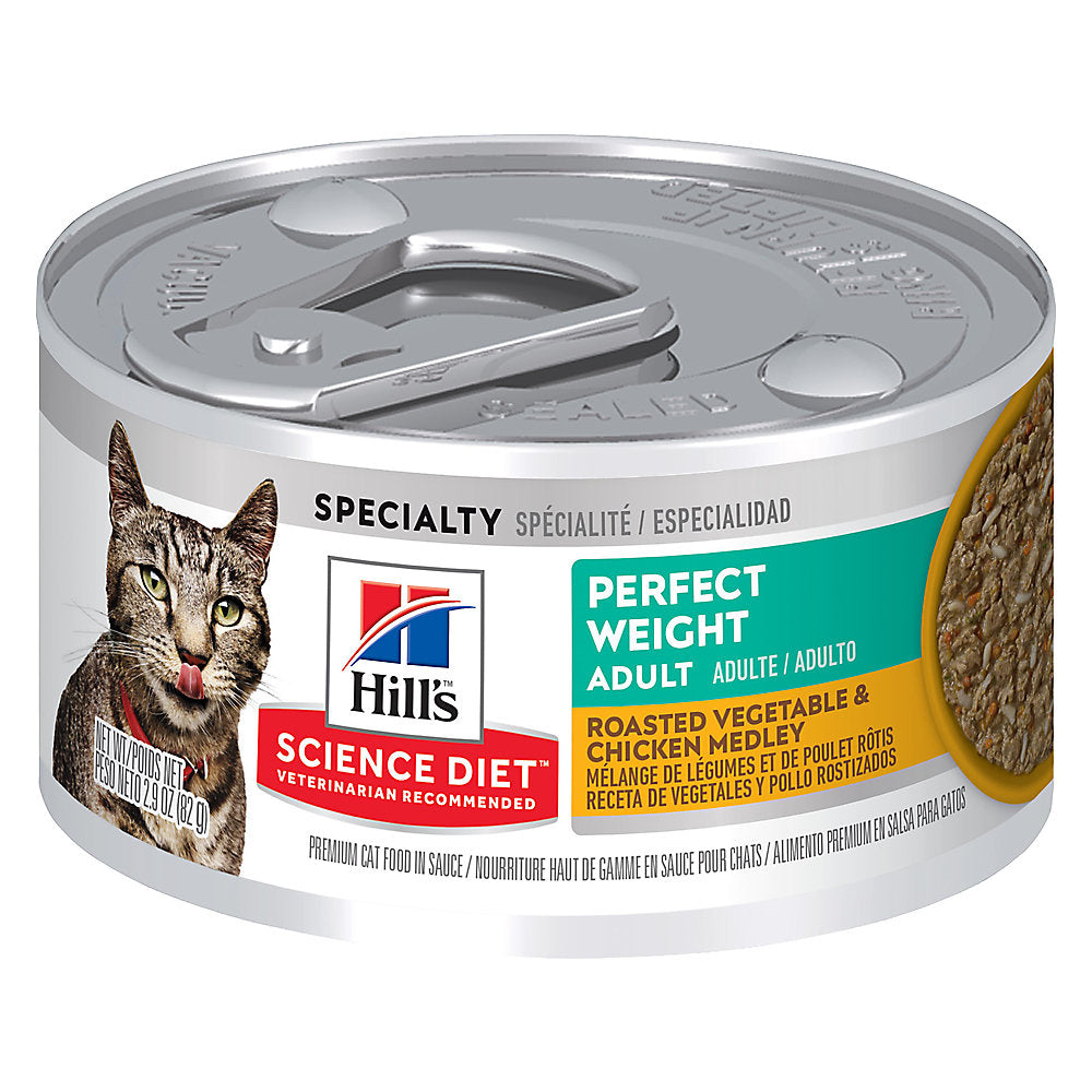Hill's® Science Diet® Perfect Weight Adult Cat Food - Roasted Vegetable & Chicken Medley