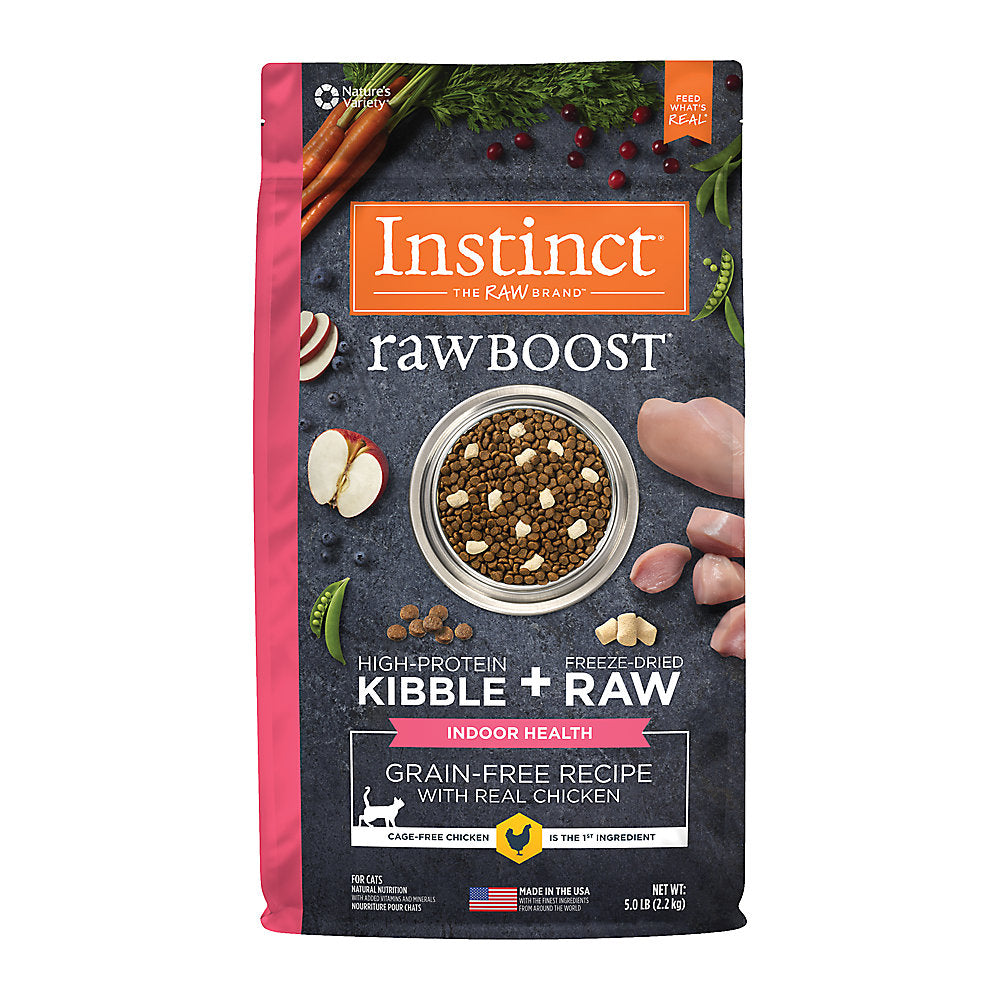 Nature's Variety® Instinct® Raw Boost Indoor Health All Life Stage Dry Cat Food - Chicken
