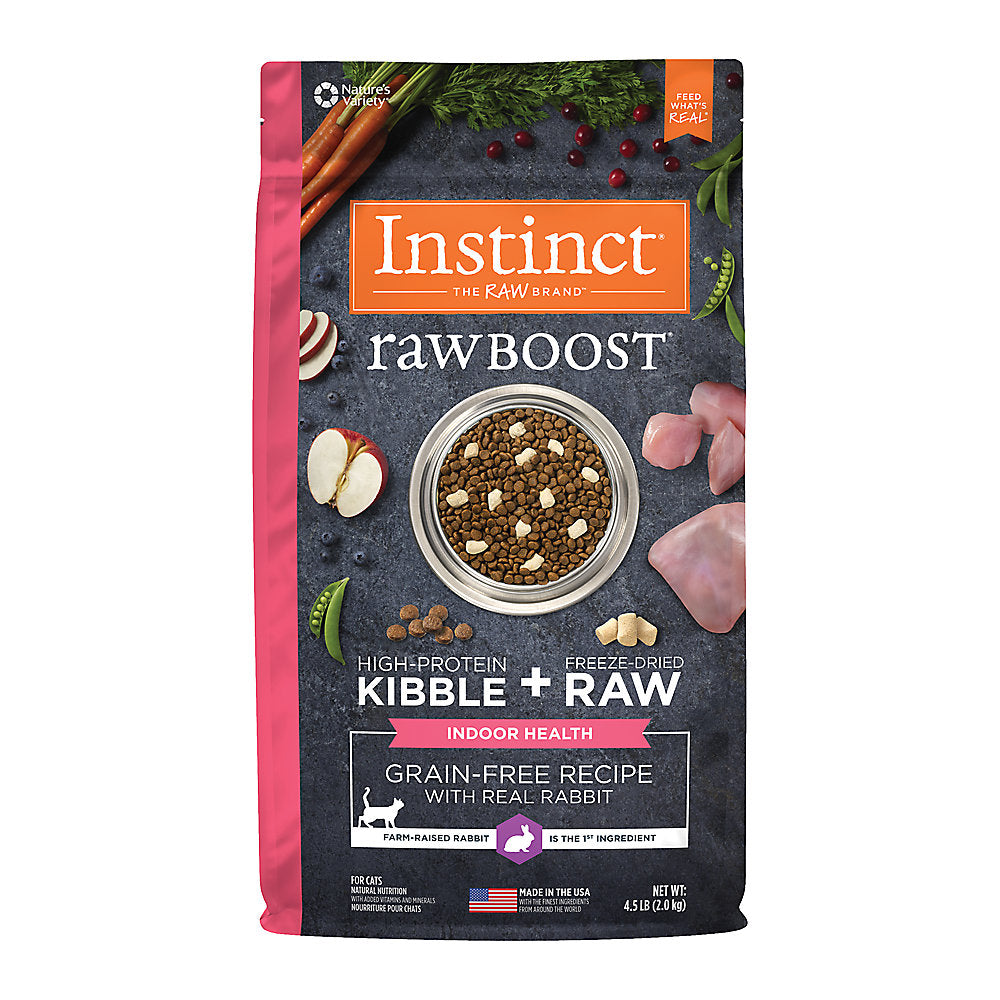 Nature's Variety® Instinct® Raw Boost Indoor Health All Life Stage Dry Cat Food - Rabbit
