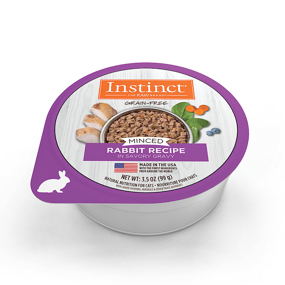 Nature's Variety® Instinct® Grain Free Minced Cat Food - Natural, Rabbit