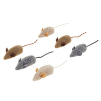 Thumbnail for Whisker City® Wool Mice Cat Toys - 6 Pack