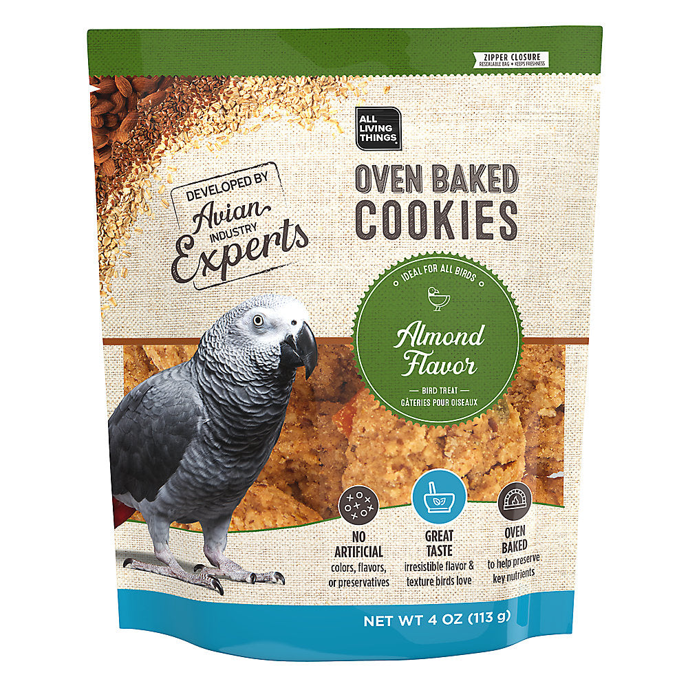 All Living Things® Oven Baked Cookies Almond Flavor Bird Treat