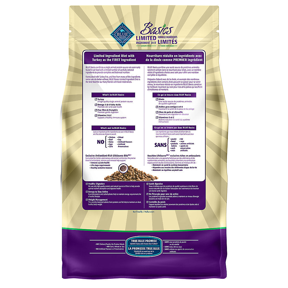 Blue Buffalo® Basics™ Senior Dry Cat Food - Grain Free, Turkey