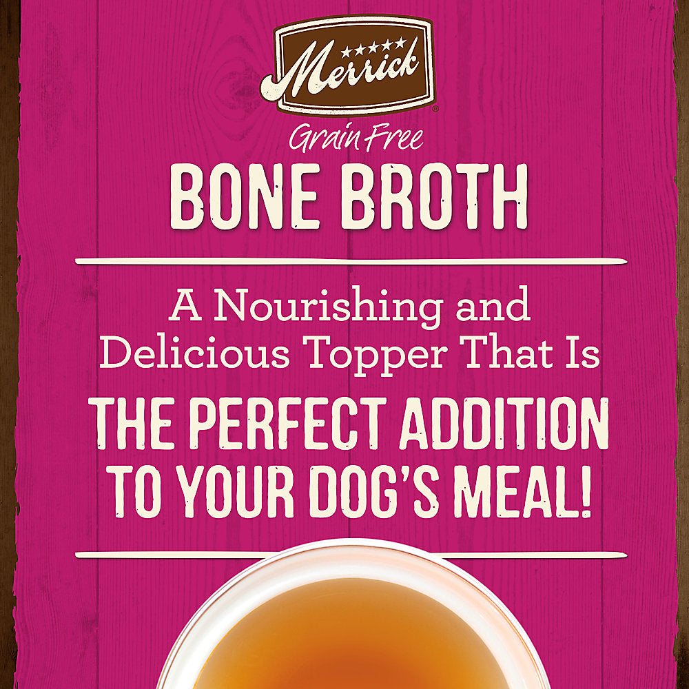 Merrick® Bone Broth Adult Wet Dog Food Topper - 7 Oz., BPA Free, Corn Free
