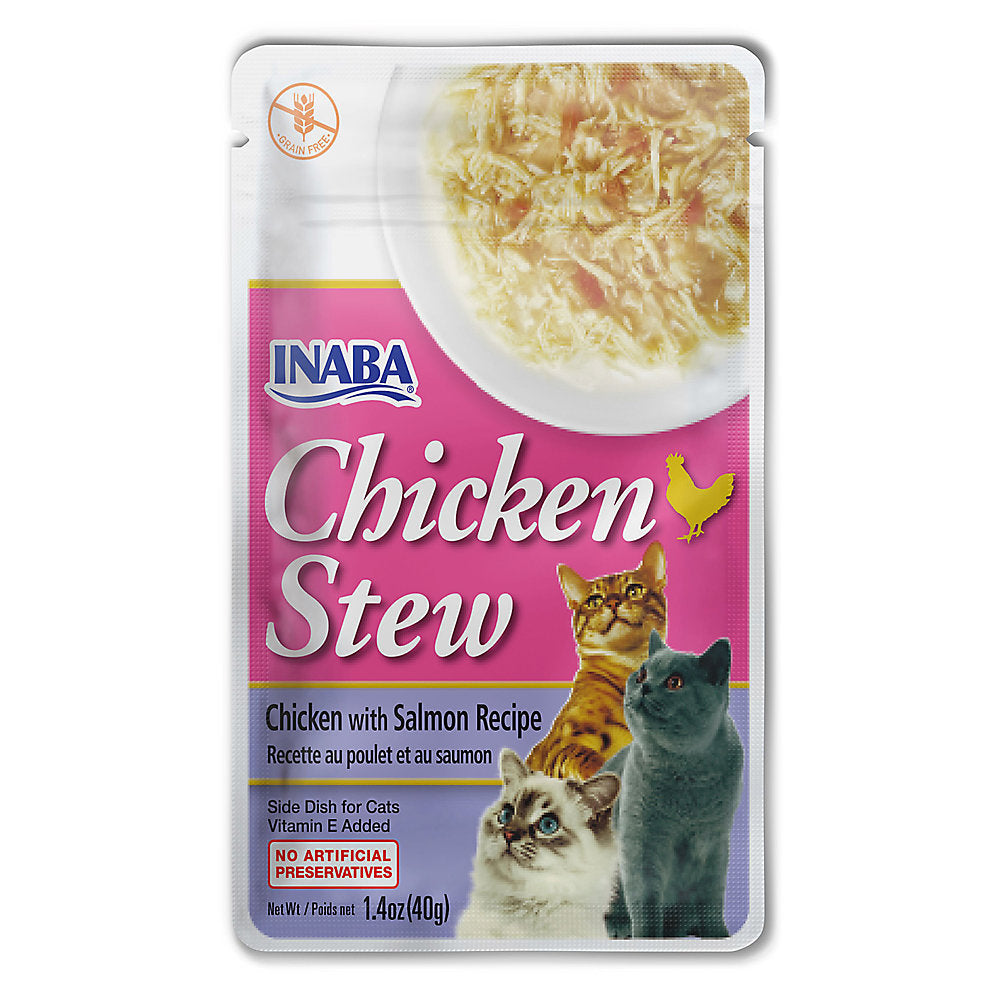 Inaba Chicken Stew Side Dish Cat Treat - Chicken with Salmon Recipe