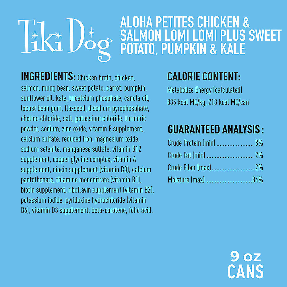 Tiki Dog® Aloha Petites® All Life Stage Wet Dog Food - Chicken & Salmon