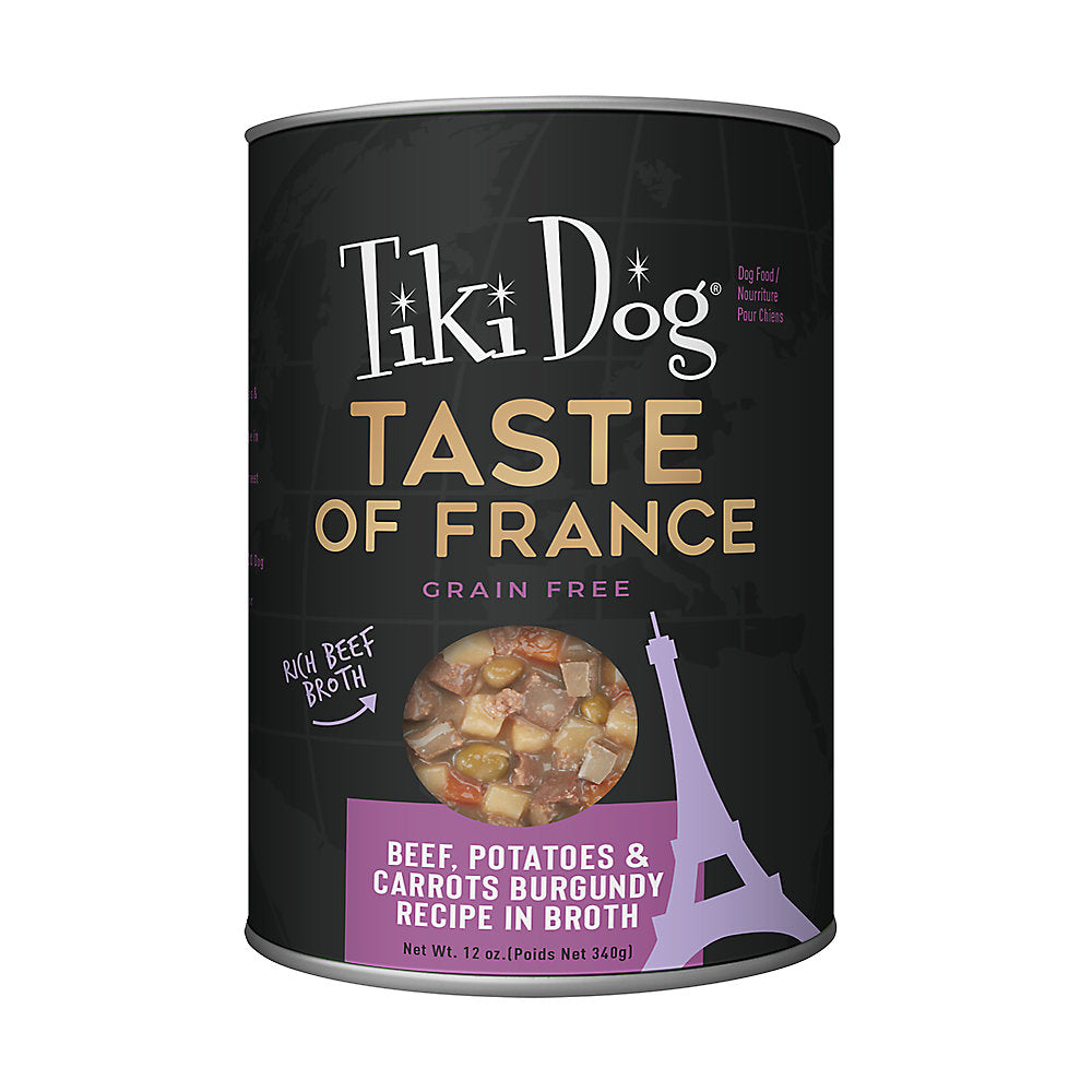 Tiki Dog® Taste of France All Life Stage Wet Dog Food - Beef & Potatoes Burgundy