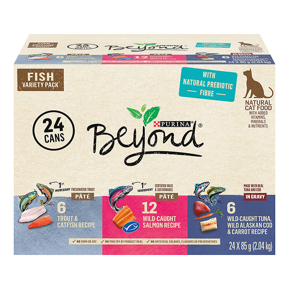 Purina Beyond Fish Adult Wet Cat Food Variety Pack