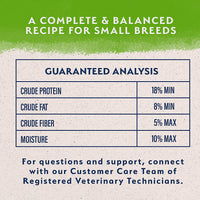 Thumbnail for Natural Balance Vegetarian Small Breed Adult Dog Food - Limited Ingredient